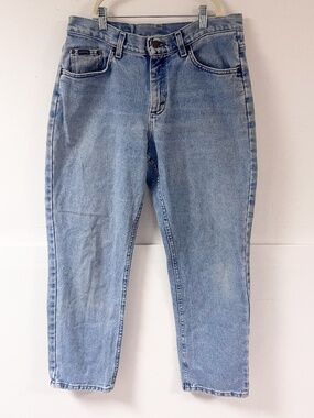 Vintage Lee Riders Mom Jeans High Waist Denim‎ Light Wash Jeans